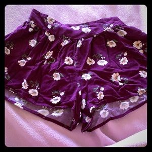 Forever 21 floral shorts
